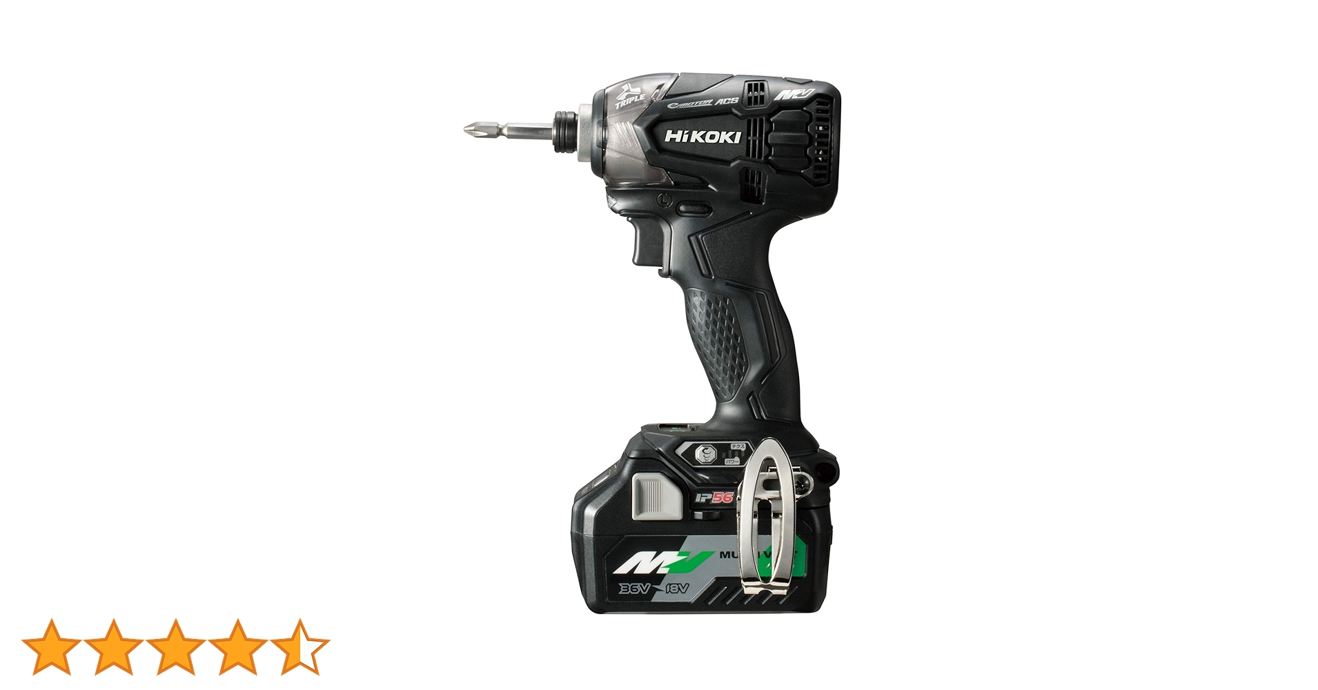 ハイコーキインパクトドライバーWH-36DAストロングブラックフルセット Amazon | HiKOKI(ハイコーキ) コードレスインパクトドライバ 36V